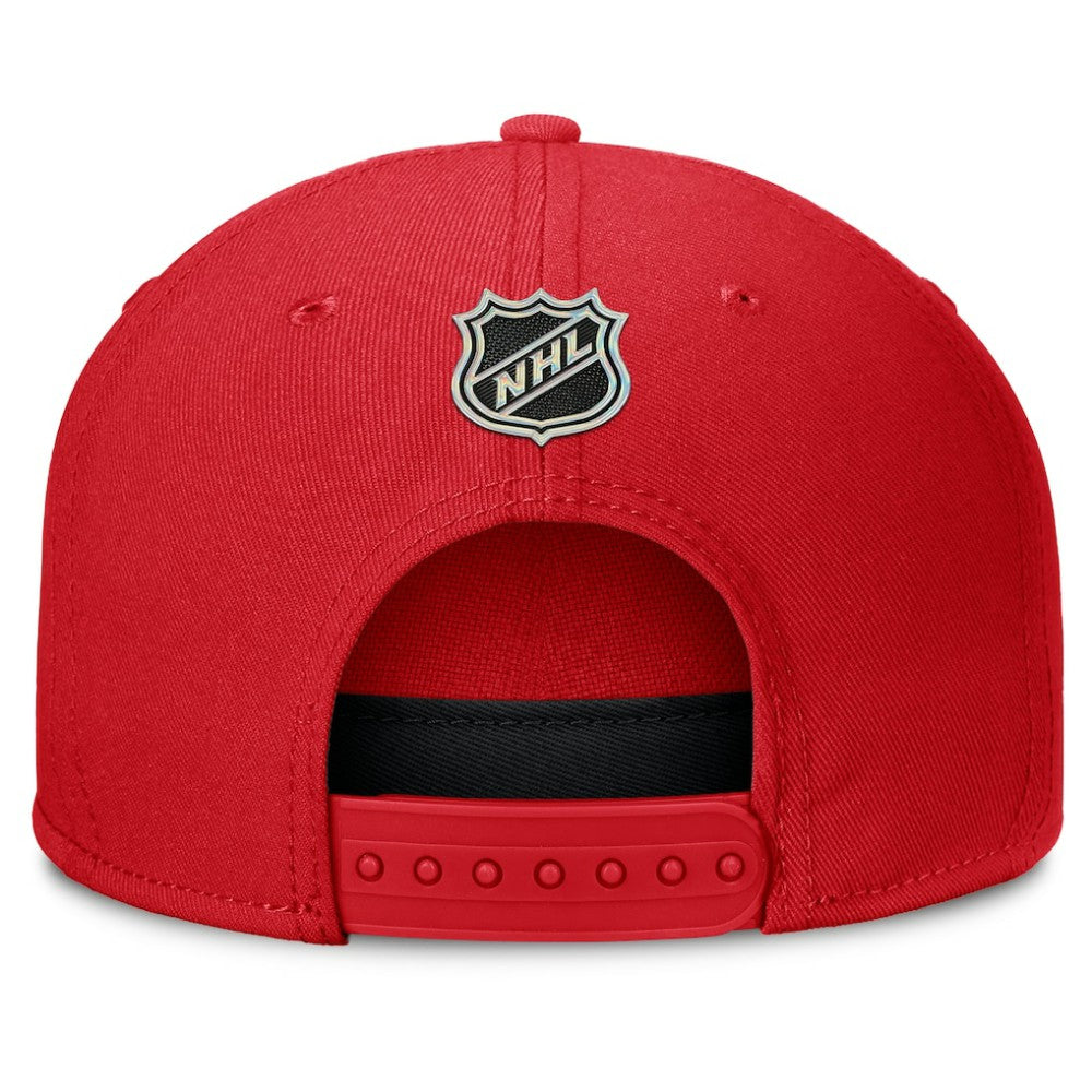 NHL Calgary Flames Fanatics Authentic Pro Rink Team Code Snapback Hat