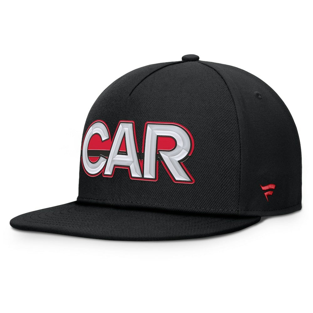 NHL Carolina Hurricanes Fanatics Authentic Pro Rink Team Code Snapback Hat