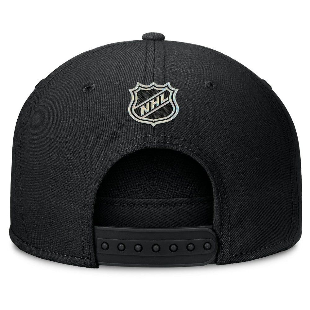 NHL Carolina Hurricanes Fanatics Authentic Pro Rink Team Code Snapback Hat