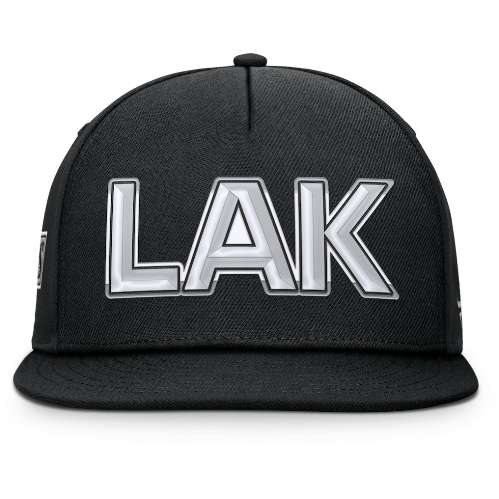 NHL Los Angeles Kings Fanatics Authentic Pro Rink Team Code Snapback Hat