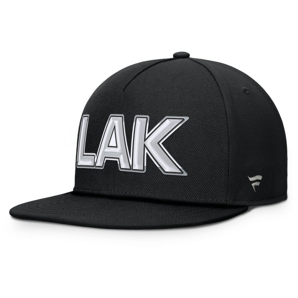 NHL Los Angeles Kings Fanatics Authentic Pro Rink Team Code Snapback Hat