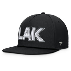 NHL Los Angeles Kings Fanatics Authentic Pro Rink Team Code Snapback Hat