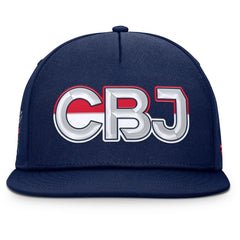 NHL Columbus Blue Jackets Fanatics Authentic Pro Rink Team Code Snapback Hat