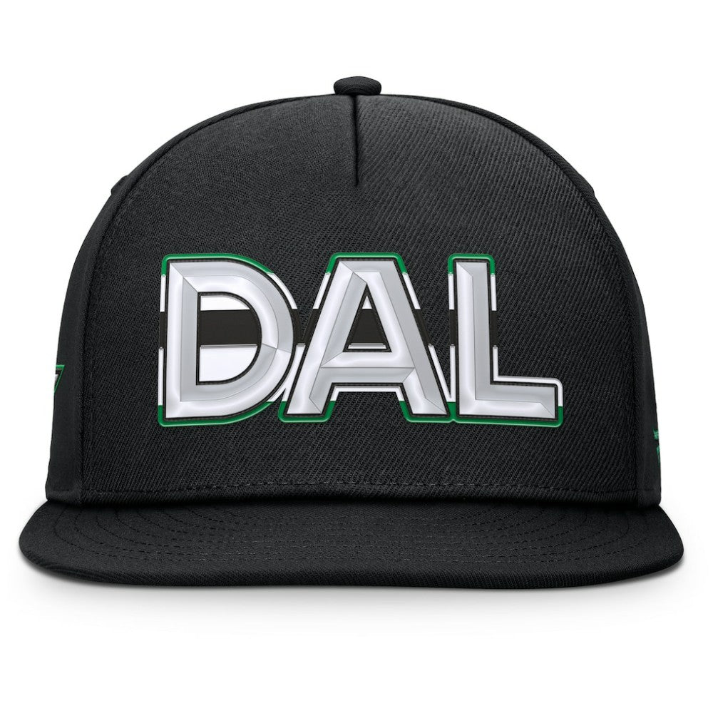 NHL Dallas Stars Fanatics Authentic Pro Rink Team Code Snapback Hat