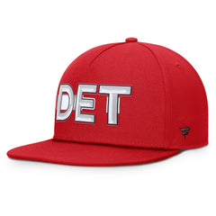 NHL Detroit Red Wings Fanatics Authentic Pro Rink Team Code Snapback Hat