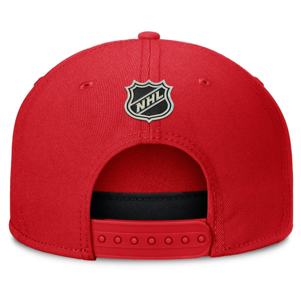 NHL Detroit Red Wings Fanatics Authentic Pro Rink Team Code Snapback Hat
