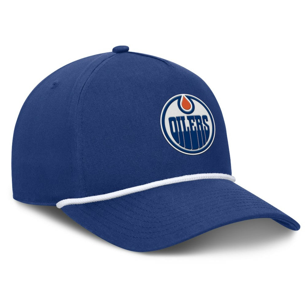NHL Edmonton Oilers Fanatics Authentic Pro Rink Roper A-Frame Adjustable Hat