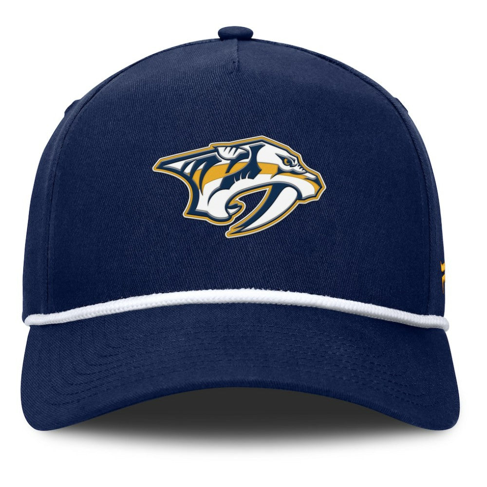 NHL Nashville Predators Fanatics Authentic Pro Rink Roper A-Frame Adjustable Hat