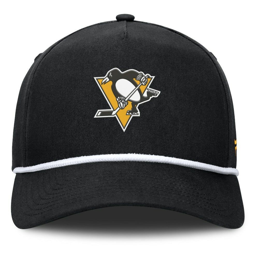 NHL Pittsburgh Penguins Fanatics Authentic Pro Rink Roper A-Frame Adjustable Hat