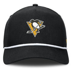 NHL Pittsburgh Penguins Fanatics Authentic Pro Rink Roper A-Frame Adjustable Hat