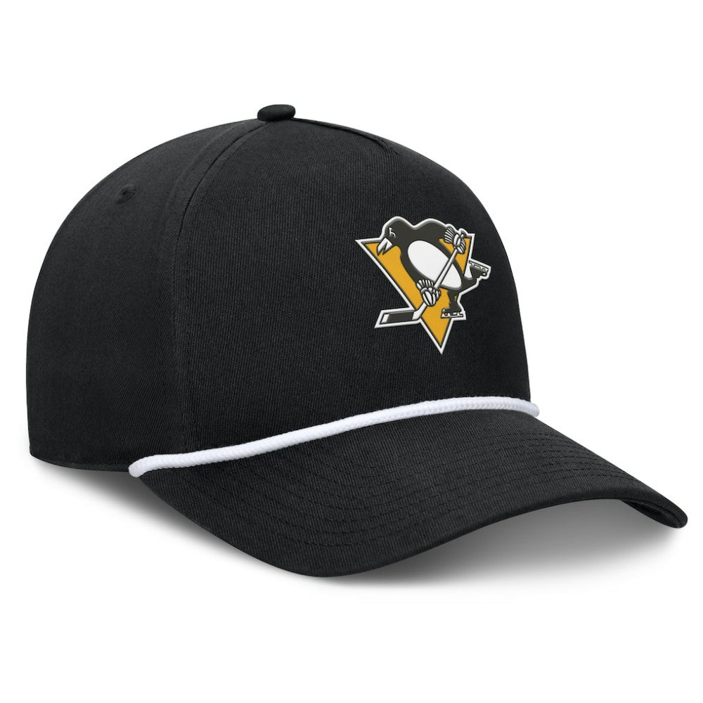 NHL Pittsburgh Penguins Fanatics Authentic Pro Rink Roper A-Frame Adjustable Hat