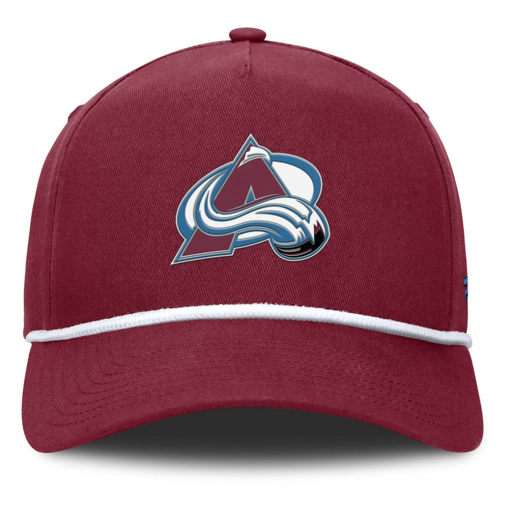 NHL Colorado Avalanche Fanatics Authentic Pro Rink Roper A-Frame Adjustable Hat