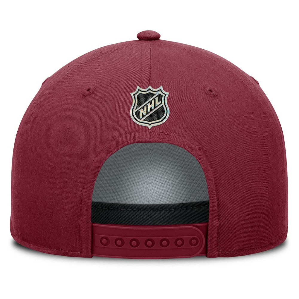 NHL Colorado Avalanche Fanatics Authentic Pro Rink Roper A-Frame Adjustable Hat