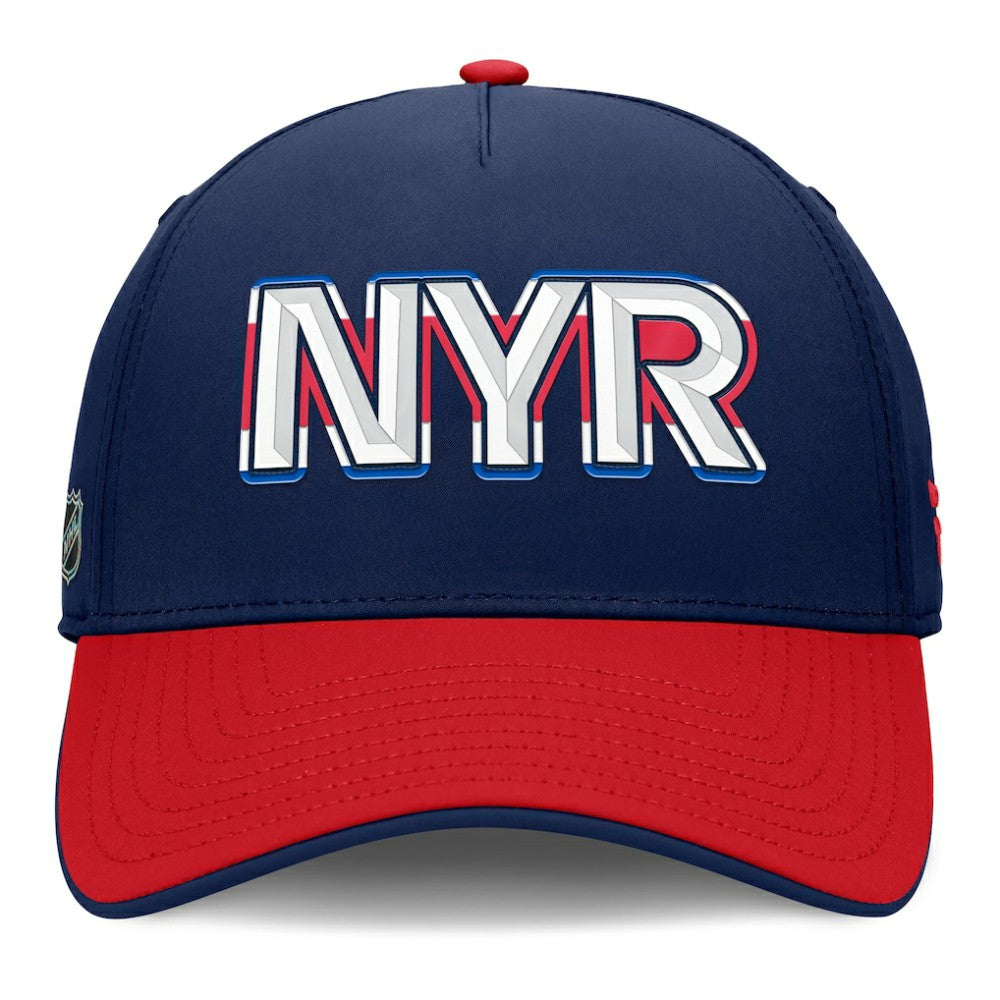 NHL New York Rangers Fanatics Authentic Pro Rink Team Code Flex Hat