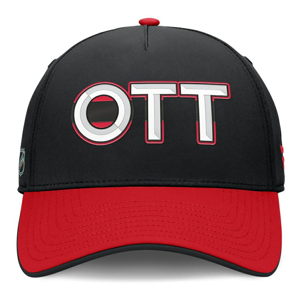 NHL Ottawa Senators Fanatics Authentic Pro Rink Team Code Flex Hat