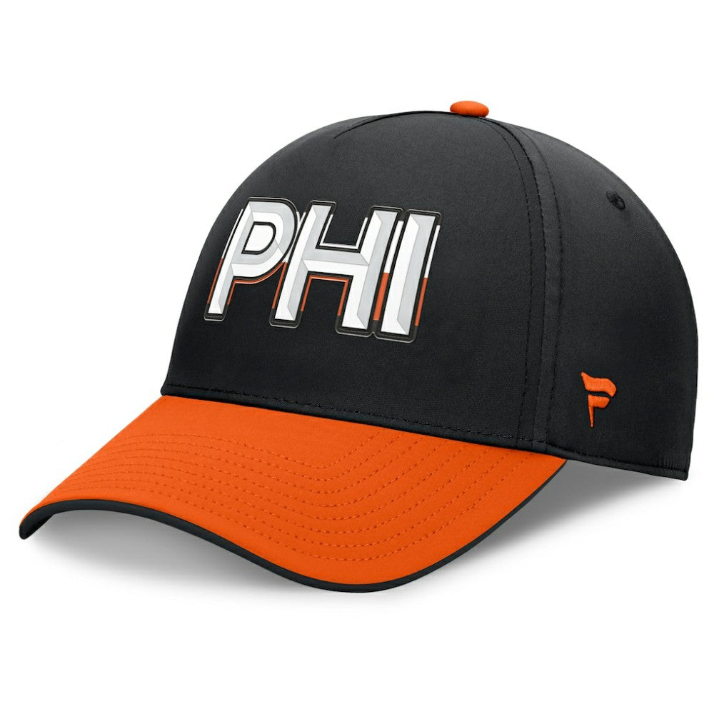 NHL Philadelphia Flyers Fanatics Authentic Pro Rink Team Code Flex Hat