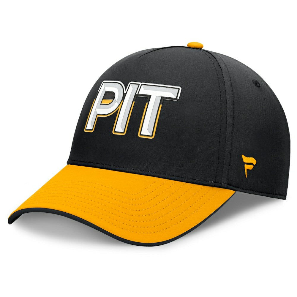 NHL Pittsburgh Penguins Fanatics Authentic Pro Rink Team Code Flex Hat