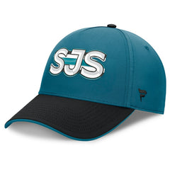 NHL San Jose Sharks Fanatics Authentic Pro Rink Team Code Flex Hat