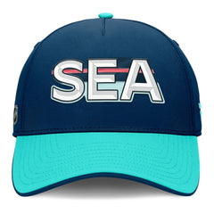 NHL Seattle Kraken Fanatics Authentic Pro Rink Team Code Flex Hat