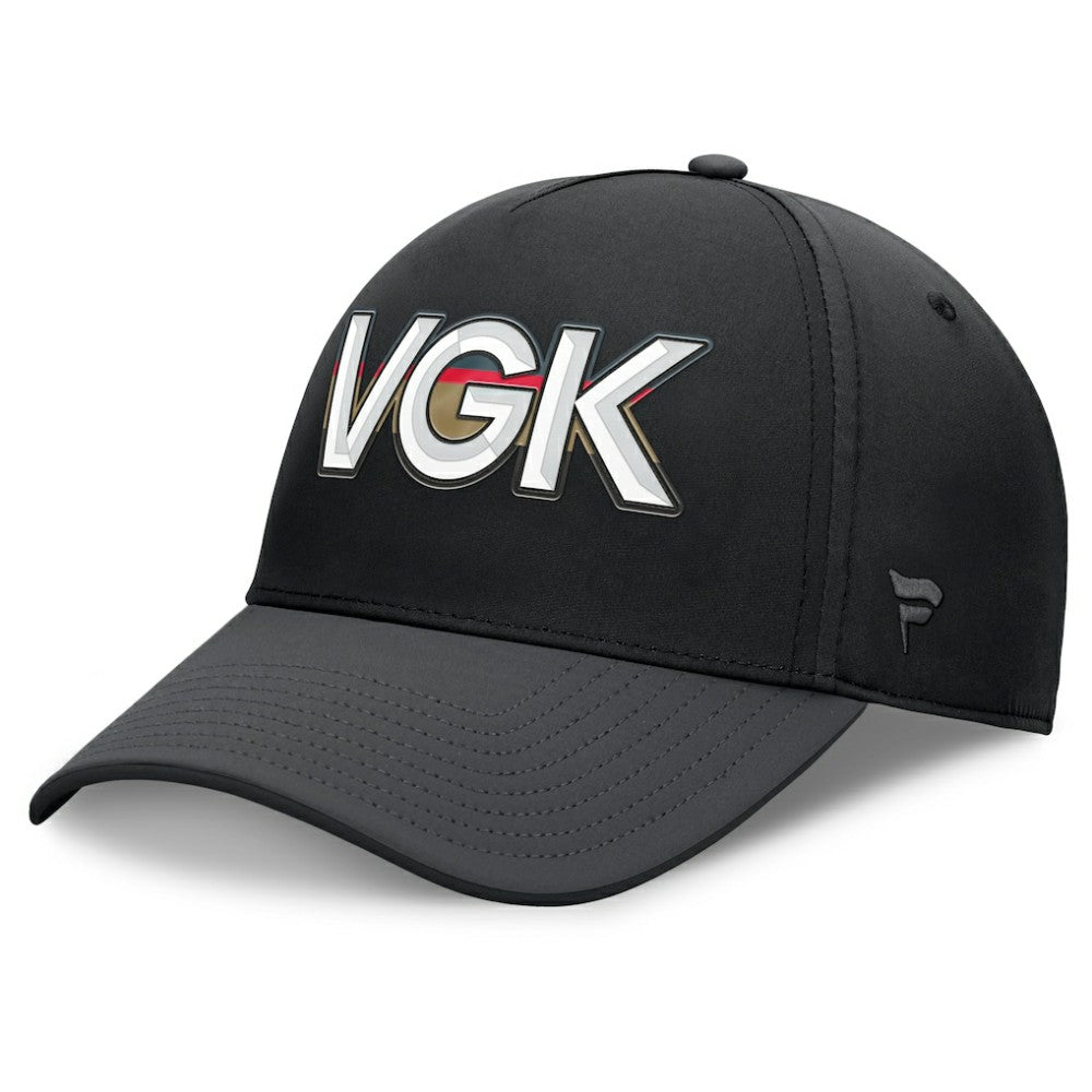 NHL Vegas Golden Knights Fanatics Authentic Pro Rink Team Code Flex Hat