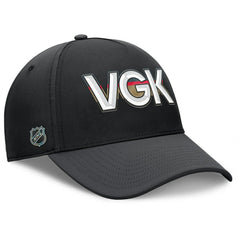 NHL Vegas Golden Knights Fanatics Authentic Pro Rink Team Code Flex Hat