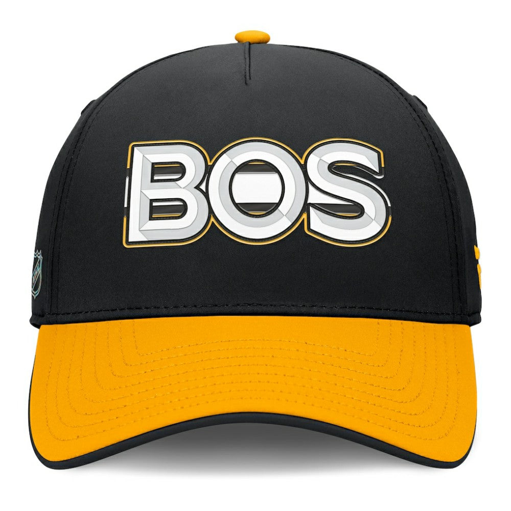 NHL Boston Bruins Fanatics Authentic Pro Rink Team Code Flex Hat
