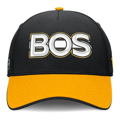 NHL Boston Bruins Fanatics Authentic Pro Rink Team Code Flex Hat