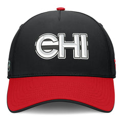 NHL Chicago Blackhawks Fanatics Authentic Pro Rink Team Code Flex Hat