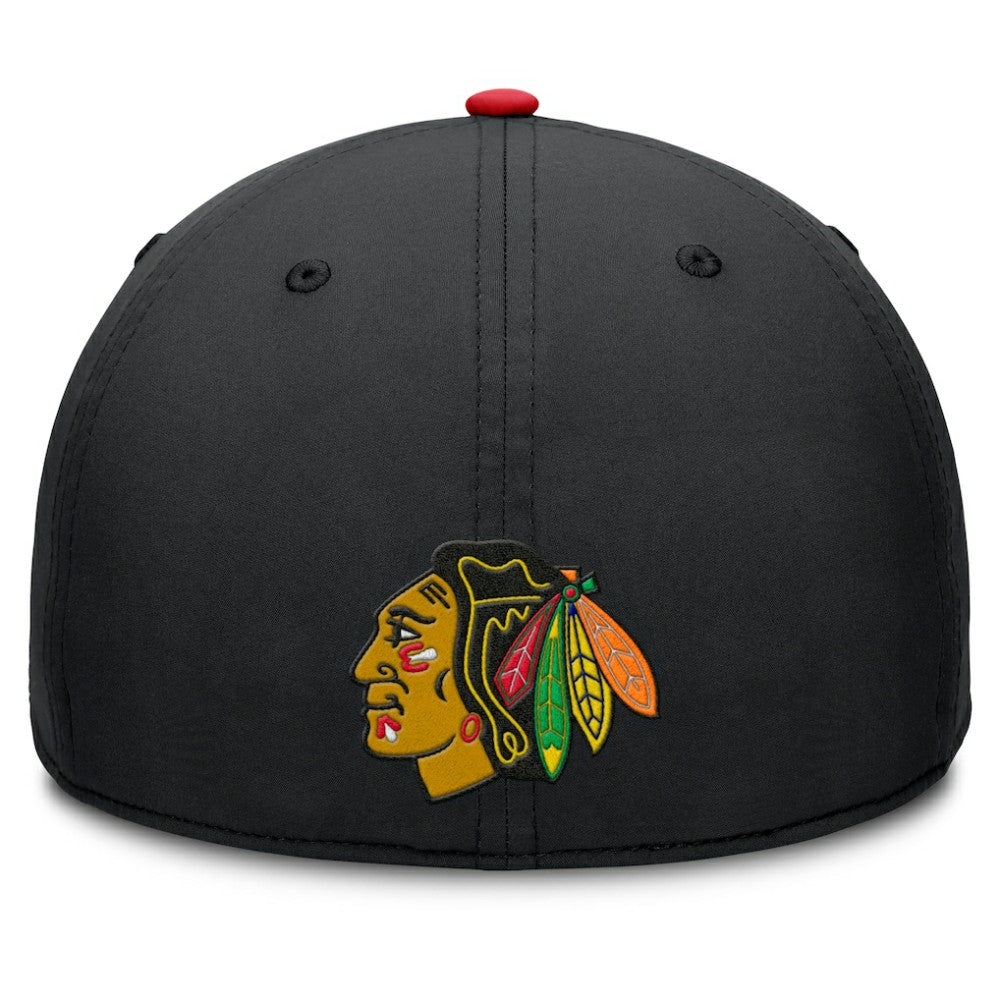 NHL Chicago Blackhawks Fanatics Authentic Pro Rink Team Code Flex Hat