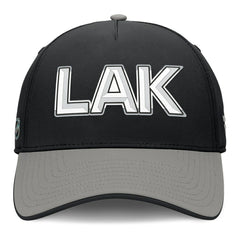 NHL Los Angeles Kings Fanatics Authentic Pro Rink Team Code Flex Hat