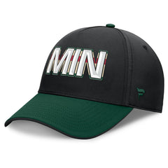 NHL Minnesota Wild Fanatics Authentic Pro Rink Team Code Flex Hat