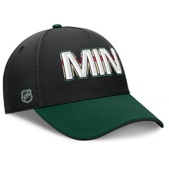 NHL Minnesota Wild Fanatics Authentic Pro Rink Team Code Flex Hat