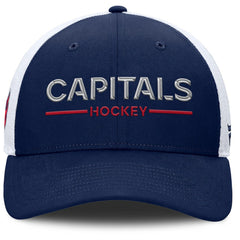 NHL Washington Capitals Fanatics Authentic Pro Rink Lockup Adjustable Trucker Hat