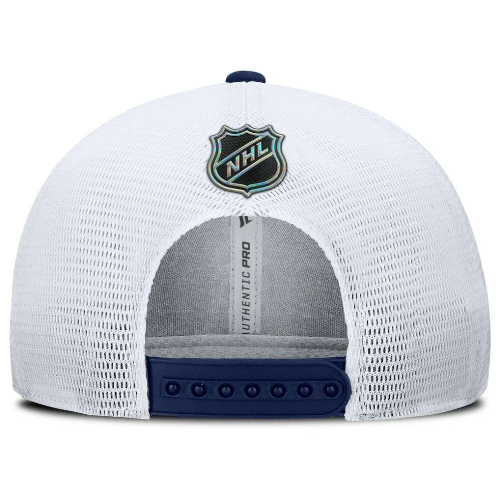 NHL Washington Capitals Fanatics Authentic Pro Rink Lockup Adjustable Trucker Hat