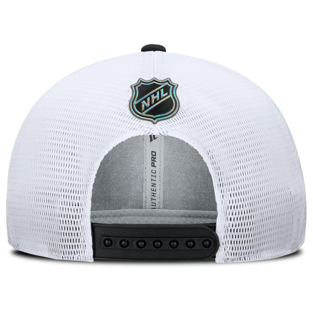 NHL Ottawa Senators Fanatics Authentic Pro Rink Lockup Adjustable Trucker Hat