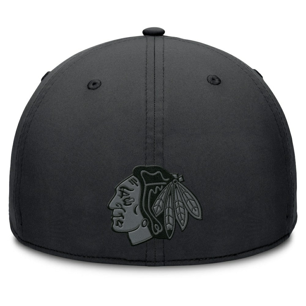 NHL Chicago Blackhawks Fanatics Authentic Pro Road Team Code Flex Hat