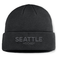 NHL Seattle Kraken Fanatics Authentic Pro Road Cuffed Knit Hat