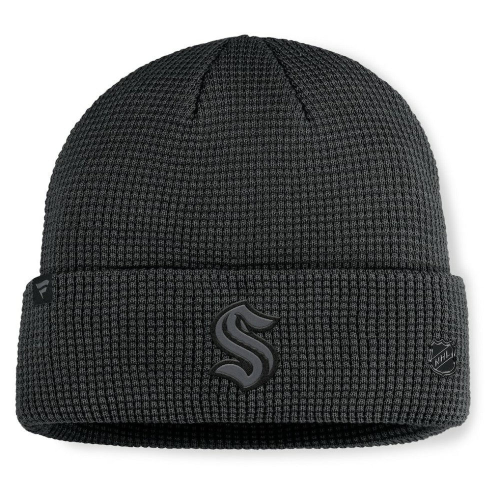 NHL Seattle Kraken Fanatics Authentic Pro Road Cuffed Knit Hat