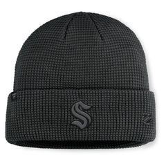 NHL Seattle Kraken Fanatics Authentic Pro Road Cuffed Knit Hat