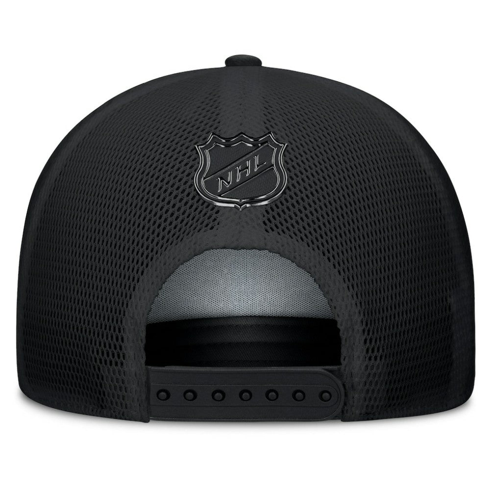 NHL Seattle Kraken Fanatics Authentic Pro Road Team Code Trucker Adjustable Hat