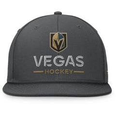 NHL Vegas Golden Knights Fanatics Authentic Pro Rink Lockup Snapback Hat