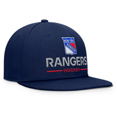 NHL New York Rangers Fanatics Authentic Pro Rink Lockup Snapback Hat