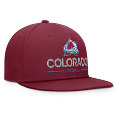 NHL Colorado Avalanche Fanatics Authentic Pro Rink Lockup Snapback Hat