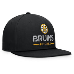 NHL Boston Bruins Fanatics Authentic Pro Rink Lockup Snapback Hat