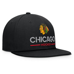 NHL Chicago Blackhawks Fanatics Authentic Pro Rink Lockup Snapback Hat
