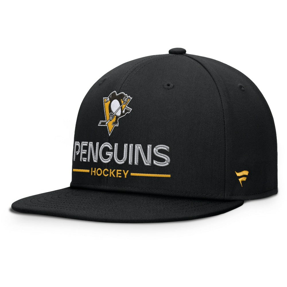 NHL Pittsburgh Penguins Fanatics Authentic Pro Rink Lockup Snapback Hat