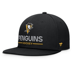 NHL Pittsburgh Penguins Fanatics Authentic Pro Rink Lockup Snapback Hat