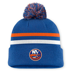 NHL New York Islanders Fanatics Authentic Pro Rink Cuffed Knit Hat with Pom
