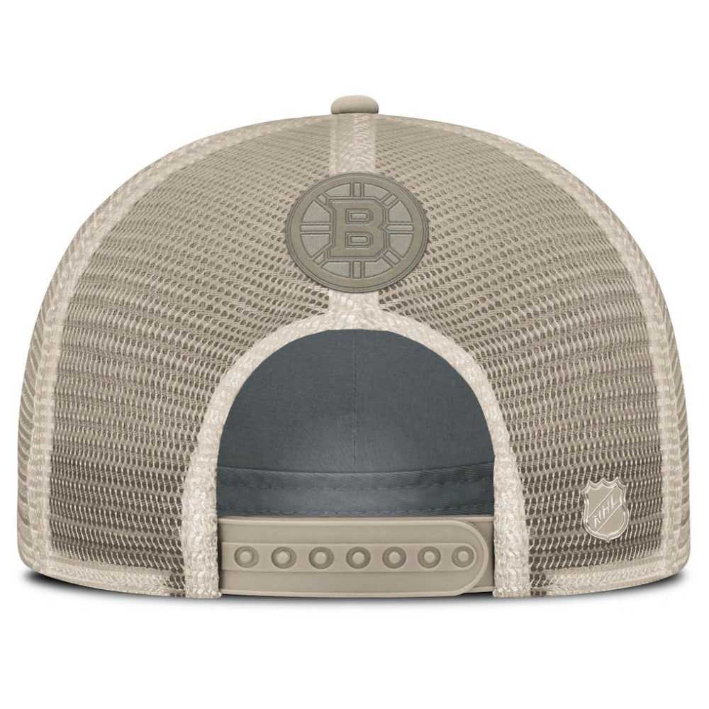 NHL Boston Bruins Fanatics Women's Authentic Pro Road Trucker Adjustable Hat