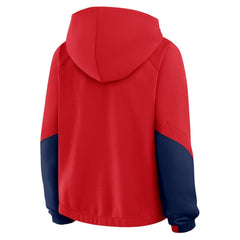 Red St. Louis Cardinals Fanatics Women's Oversized Time to Win Pullover Hoodie